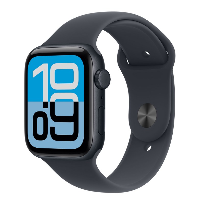 Apple 2025 애플워치 SE3 알루미늄 케이스, 44mm, GPS+Cellular, 미드나이트, M/L 1