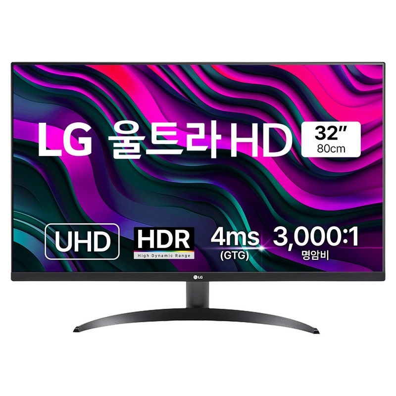 LG전자 4K UHD 모니터, 80cm, 32UR500K 1
