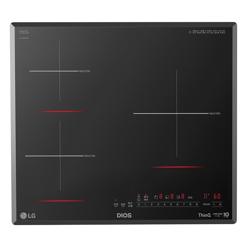 LG전자 DIOS 빌트인 인덕션 3구 본품, 방문설치, BEI3GQT 1