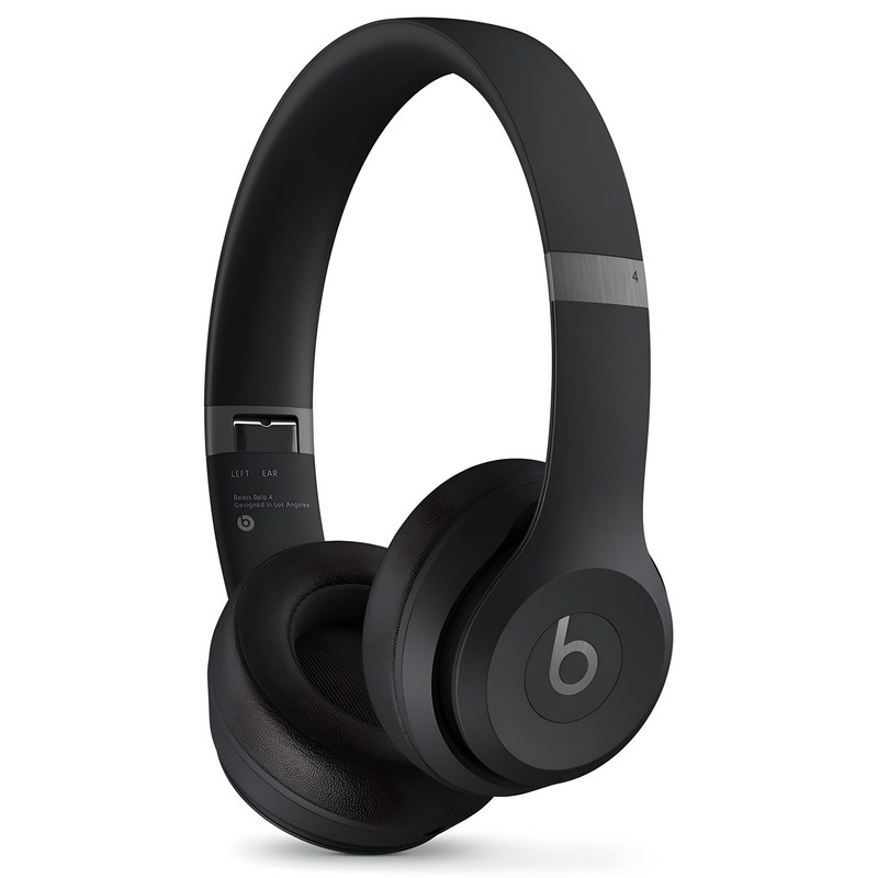 Apple Beats Solo 4 블루투스 무선 헤드폰, 매트 블랙, MUW23ZP/A 1