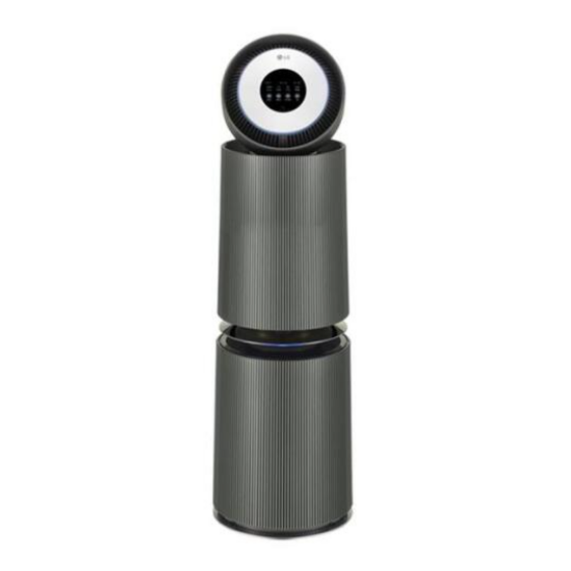 LG전자 퓨리케어 오브제컬렉션 AI+ 360 ̊ 공기청정기 M 필터 114㎡ 방문설치, AS355NGNA, 네이처 그린 1