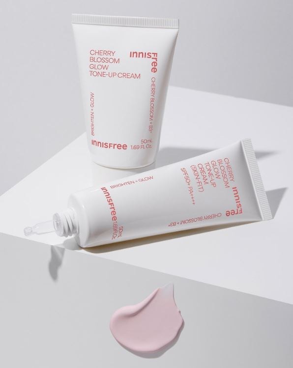 이니스프리 New 왕벚꽃글로우톤업크림 핑크 50ml, 1개 - thumb image