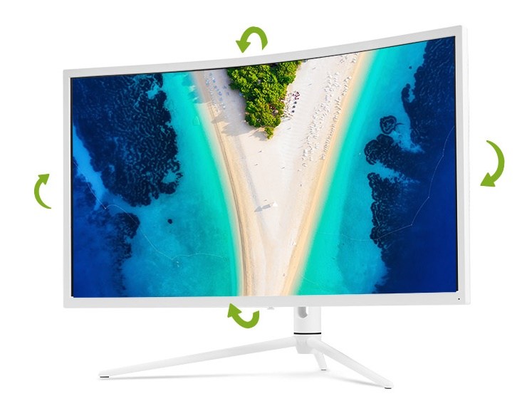 한성컴퓨터 QHD 144 커브드 게이밍 모니터, 97.8cm, TFG39Q14V(무결점 ) - thumb image