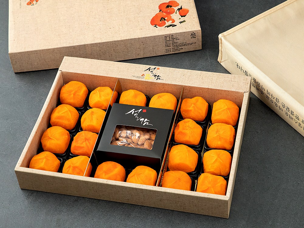 설감 프리미엄 왕 반건시 혼합 선물세트 4호 (냉동), 1.2kg, 1세트 - thumb image
