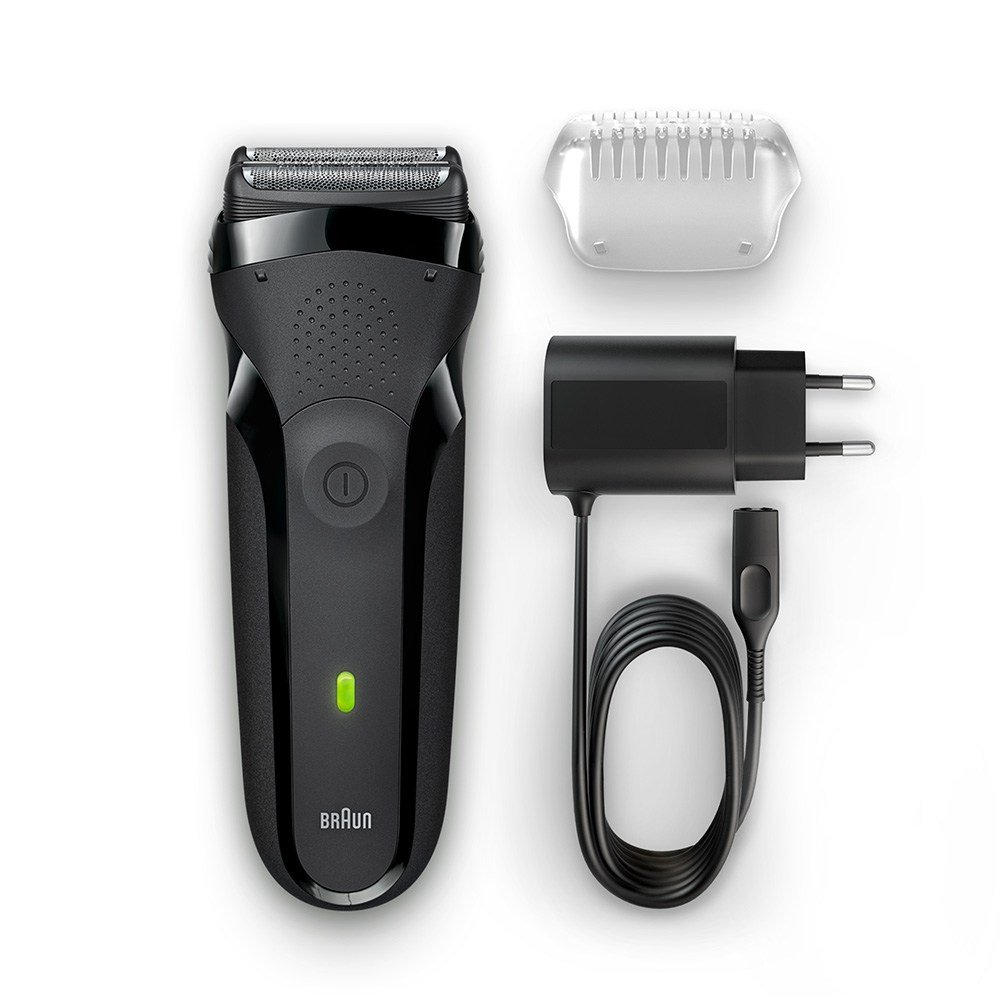 BRAUN 시리즈3 전기면도기, 300s (5408), 블랙 - thumb image