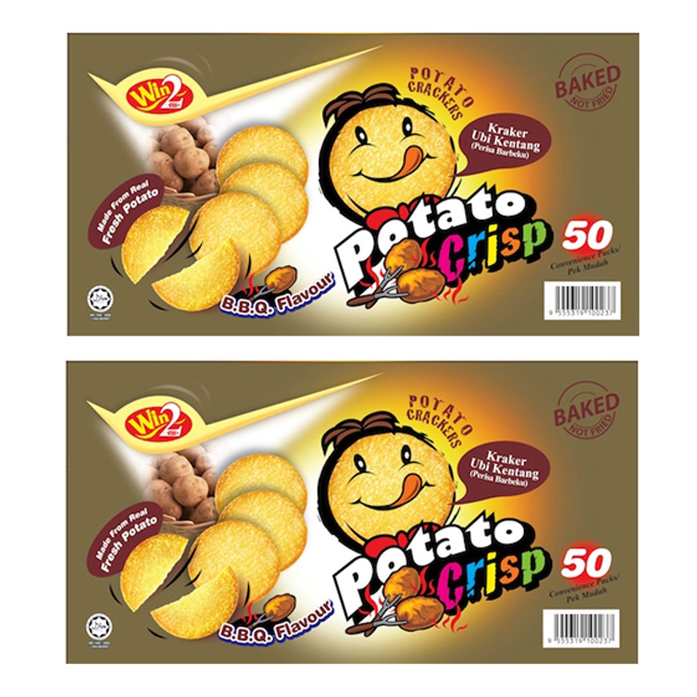 포테이토 크리스프 스낵 바베큐맛 50개입, 1kg, 2개 - thumb image