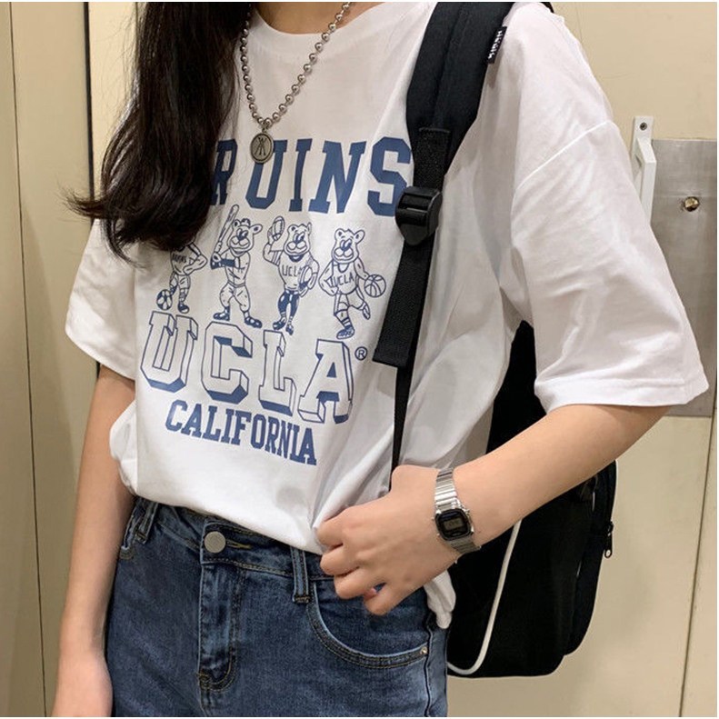 주디앤 1+1 플레이볼 여성 반팔 티셔츠 - thumb image