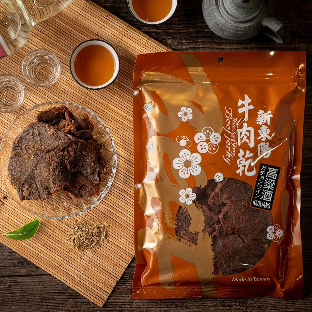 新東陽牛肉乾高粱酒, 220g, 台灣製造, 1包- 肉乾| 酷澎